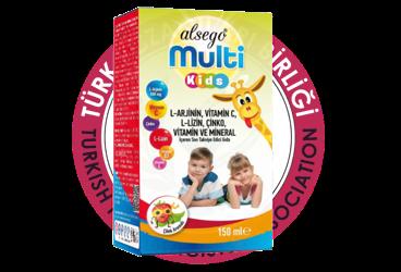 ALSEGO MULTI KIDS SIVI TAKVIYE EDICI GIDA  150 ml şişe