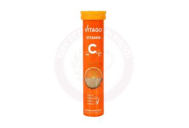 VITAGO VITAMIN C, D, CINKO ICEREN TAKVIYE EDICI GIDA  20 tablet
