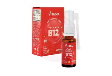 VITAGO PROMETILKOBALAMIN, VITAMIN B6 ICEREN TAKVIYE EDICI GIDA  15 ml şişe