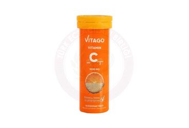 VITAGO VITAMIN C,VITAMIN D, CINKO ICEREN TAKVIYE EDICI GIDA  10 tablet