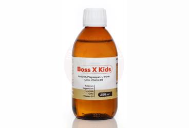 BOSS X KIDS TAKVIYE EDICI GIDA SURUP  250 ml şişe