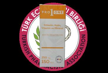 PRO1ONE SITIKOLIN, KOLIN, VITAMIN VE MINERAL ICEREN SIVI TAKVIYE EDICI GIDA  150 ml şişe