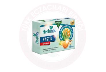 HERBINOL PASTIL PROPOLIS, SINIRLIOT VE IZLANDA YOSUNU ICEREN PASTIL TAKVIYE EDICI GIDA  24 pastil