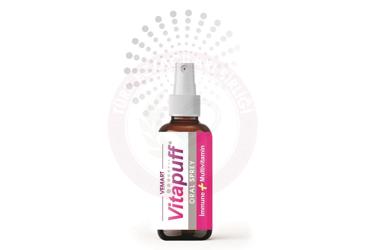 VITAPUFF KARA MURVER, BETA GLUKAN, VITAMIN C, VITAMIN D3, VITAMIN B12, CINKO VE KUSBURNU ICEREN TAKVIYE EDICI GIDA  30 ml