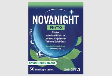 NOVANIGHT PHYTO TABLET VALERIAN BITKISI VE LAVANTA YAGI ICEREN TAKVIYE EDICI GIDA  30 tablet
