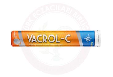 VACROL-C VITAMIN C ICEREN TAKVIYE EDICI GIDA  20 tablet