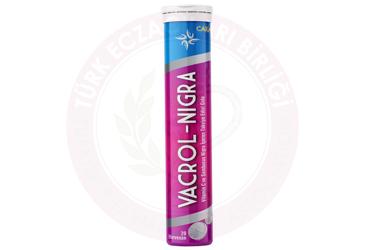 VACROL-NIGRA VITAMIN C VE SAMBUCUS NIGRA ICEREN TAKVIYE EDICI GIDA  20 tablet