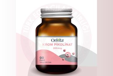 ONVITA KROM PIKOLINAT KAPSUL 200 mg 90 kapsül