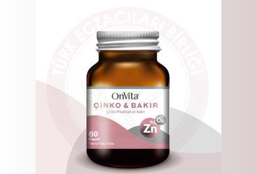 ONVITA CINKO & BAKIR KAPSUL  60 kapsül