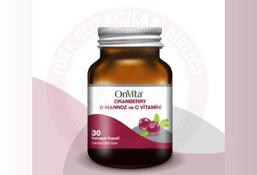 ONVITA CRANBERRY & D-MANNOZ &C VITAMINI KAPSUL  30 kapsül