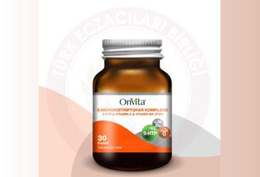 ONVITA 5-HTP & VITC & VIT B6 (P5P) ICEREN TAKVIYE EDICI GIDA KAPSUL  30 kapsül