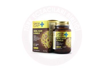 CECECAP SKIN, HAIR & NAILS TAKVIYE EDICI GIDA KAPSUL  90 kapsül
