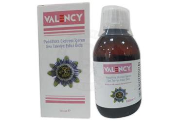 VALENCY PASSIFLORA EKSTRESI ICEREN SIVI TAKVIYE EDICI GIDA  180 ml şişe