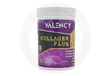 VALENCY COLLAGEN PLUS KOLAJEN TIP 1/2/3, GLISIN, L-PROLIN, L-LIZIN ICEREN TAKVIYE EDICI GIDA  318,42 g toz