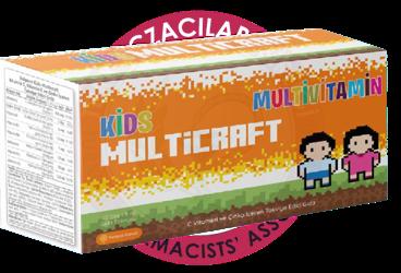 MULTICRAFT KIDS C VITAMINI VE CINKO ICEREN TAKVIYE EDICI GIDA AMPUL  20x5 ml ampul
