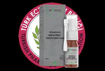 VENATURA VITAMIN D3 SPREY 600 IU 20 ml şişe