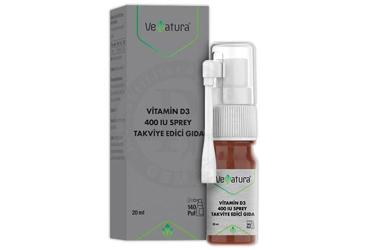 VENATURA VITAMIN D3 SPREY 400 IU 20 ml şişe