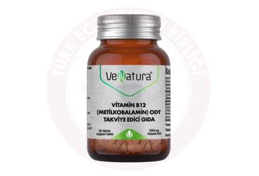 VENATURA VITAMIN B12 (METILKOBALAMIN) ODT TAKVIYE EDICI GIDA 1000 mcg 30 tablet