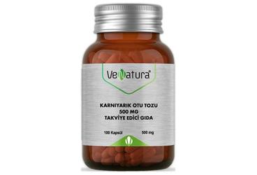 VENATURA KARNIYARIK OTU TOZU TAKVIYE EDICI GIDA 500 mg 100 kapsül