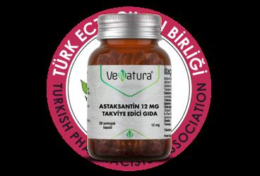 VENATURA ASTAKSANTIN ICEREN TAKVIYE EDICI GIDA 12 mg 30 kapsül