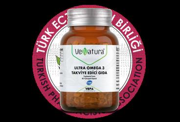 VENATURA ULTRA OMEGA 3 TAKVIYE EDICI GIDA  60 kapsül