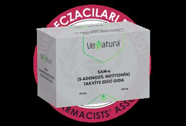 VENATURA SAM-E (S-ADENOZIL METIYONIN) ICEREN TAKVIYE EDICI GIDA 200 mg 30 saşe