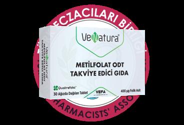VENATURA METILFOLAT ODT TAKVIYE EDICI GIDA  30 tablet