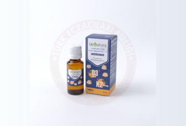 VENATURA VITAMIN D3 MENAQUINON 7 TAKVIYE EDICI GIDA  20 ml şişe