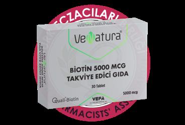 VENATURA BIOTIN TAKVIYE EDICI GIDA 5000 mcg 30 tablet
