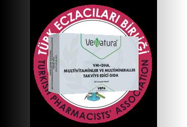 VENATURA VM+DHA MULTIVITAMIN VE MULTIMINERAL ICEREN TAKVIYE EDICI GIDA  30 kapsül
