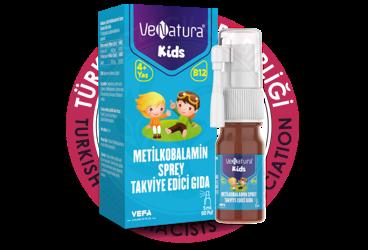 VENATURA KIDS METILKOBALAMIN SPREY TAKVIYE EDICI GIDA  5 ml şişe