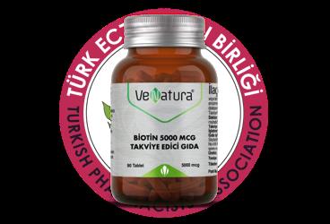 VENATURA BIOTIN ICEREN TAKVIYE EDICI GIDA 5000 mcg 90 tablet