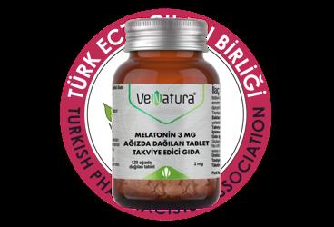 VENATURA MELATONIN AGIZDA DAGILAN TABLET TAKVIYE EDICI GIDA 3 mg 120 tablet
