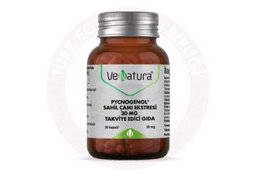 VENATURA PYCNOGENOL SAHIL CAMI EKSTRESI TAKVIYE EDICI GIDA 30 KAPSUL 30 mg 30 kapsül