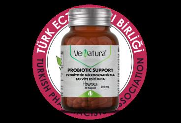 VENATURA PROBIOTIC SUPPORT PROBIYOTIK MIKROORGANIZMA ICEREN TAKVIYE EDICI GIDA KAPSUL  30 kapsül
