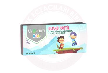 VENATURA KIDS GUARD LADEN, VITAMIN VE MINERAL ICEREN TAKVIYE EDICI GIDA PASTIL  10 pastil