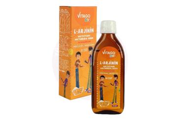 VITAGO KIDS (RAFADAN TAYFA) MULTIVITAMIN, MULTIMINERAL, L-ARJININ ICERENTAKVIYE EDICI GIDA  150 ml şişe