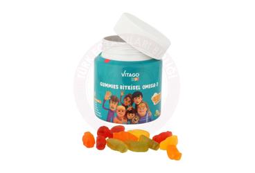 VITAGO KIDS (RAFADAN TAYFA) BITKISEL OMEGA 3 ICERENTAKVIYE EDICI GIDA  60 tablet