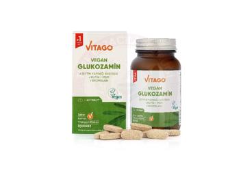 VITAGO PREMIUM VEGAN GLUKOZAMIN, BROMELAIN, RUTIN ICEREN TAKVIYE EDICI GIDA  60 tablet