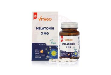 VITAGO PREMIUM MELATONIN ICEREN TAKVIYE EDICI GIDA 3 mg 60 tablet