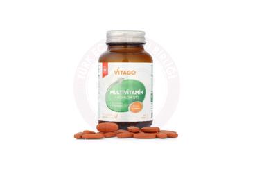 VITAGO PREMIUM MULTIVITAMIN, MULTIMINERAL, KOENZIM Q10 ICEREN TAKVIYE EDICI GIDA  30 tablet