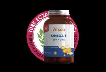 VITAGO PREMIUM OMEGA 3 ICEREN TAKVIYE EDICI GIDA  60 kapsül