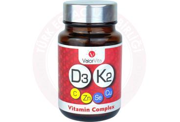 VALORVITA D3K2 VITAMIN COMPLEX KAPSUL  30 kapsül