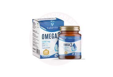 VALORVITA OMEGA 3 TAKVIYE EDICI GIDA KAPSUL  30 kapsül