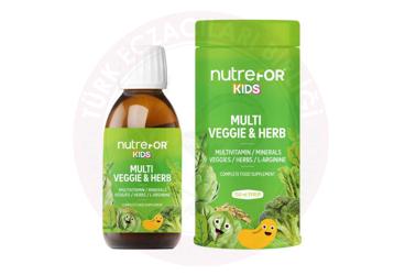 NUTREFOR KIDS MULTI VEGGIE & HERB SURUP  150 ml şişe