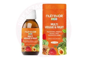 NUTREFOR KIDS MULTI VEGGIE & FRUIT SURUP  150 ml şişe