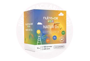 NUTREFOR KIDS NATUR D3 TAKVIYE EDICI GIDA  15 ml şişe
