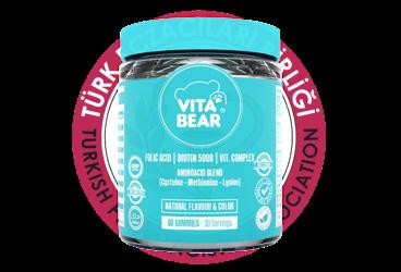 VITA BEAR SAC VITAMINI SAC, CILT VE TIRNAKLAR ICIN MULTIVITAMIN  60 tablet