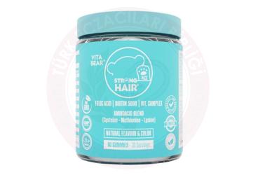 VITA BEAR STRONG HAIR TAKVIYE EDICI GIDA  60 tablet