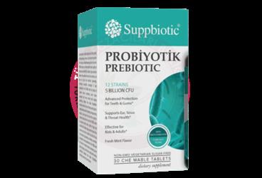 SUPPBIOTIC PROBIYOTIK & PREBIYOTIK TAKVIYE EDICI GIDA KAPSUL  10 kapsül